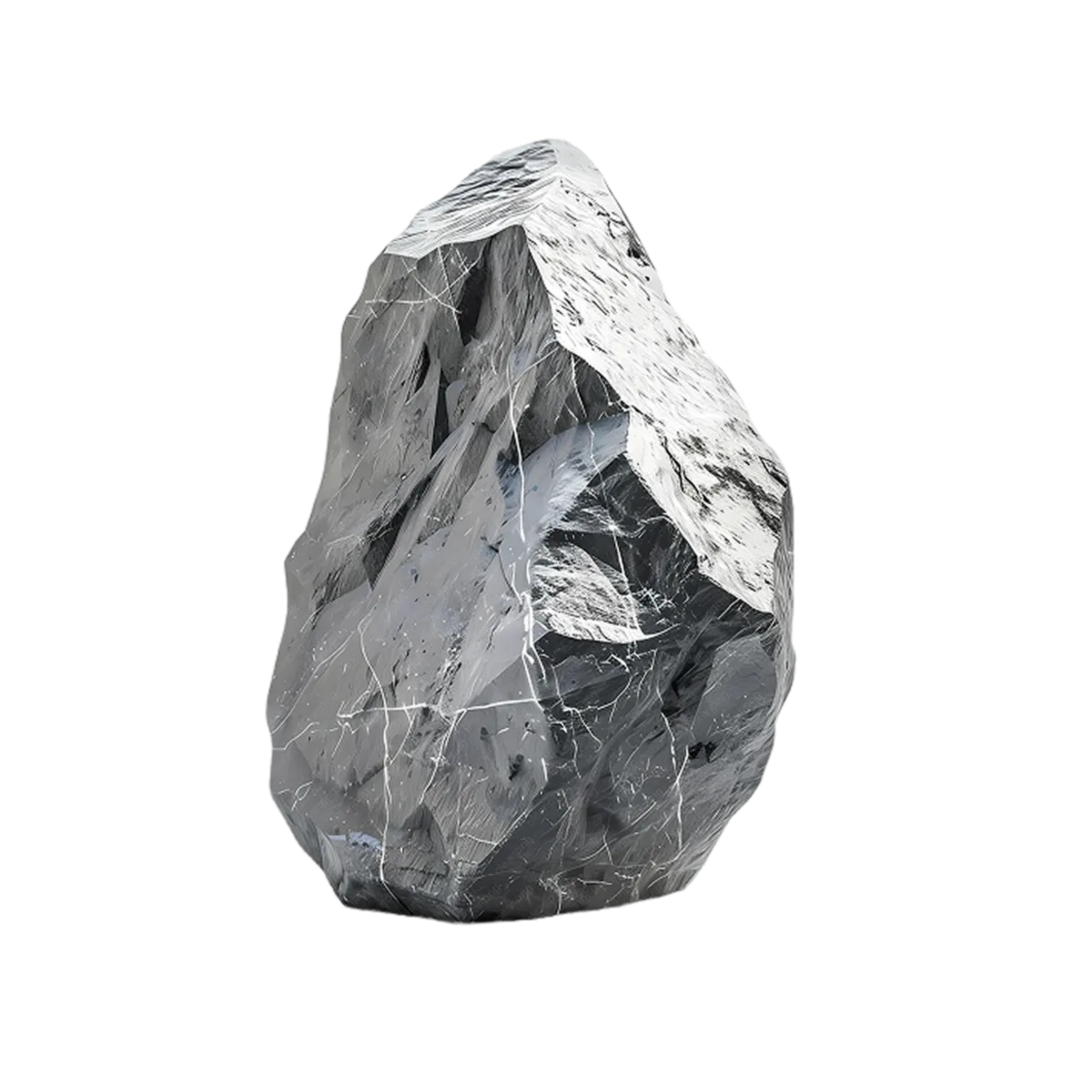 Abstract crystalline mineral formation